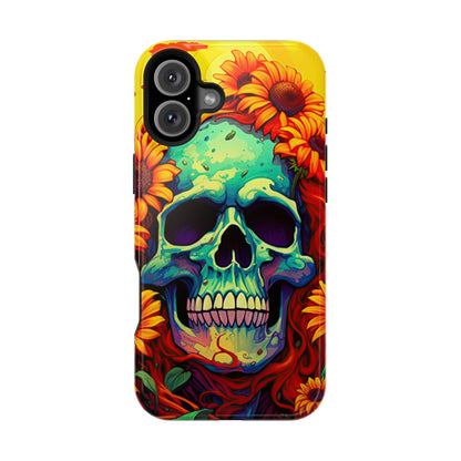 Sun Kissed Skull MagSafe iPhone Case