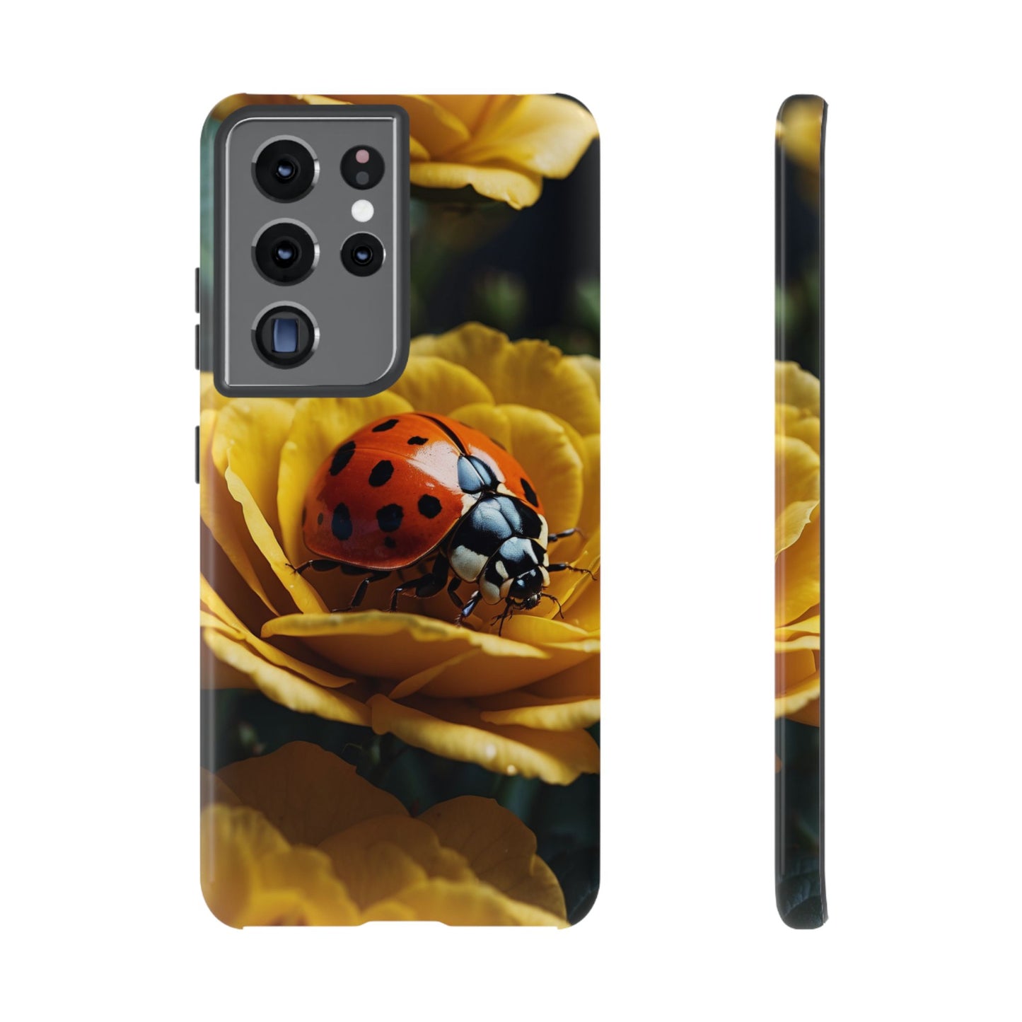 Samsung Galaxy Case: Ladybug on Yellow Petals