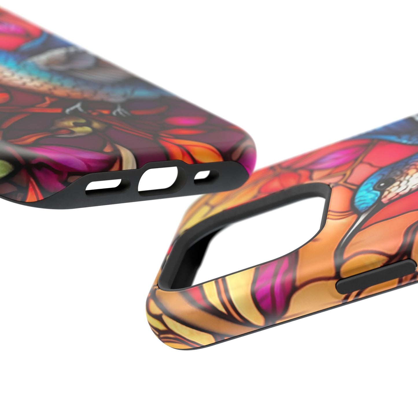 Radiant Multicolor Bird Artwork - MagSafe iPhone Case