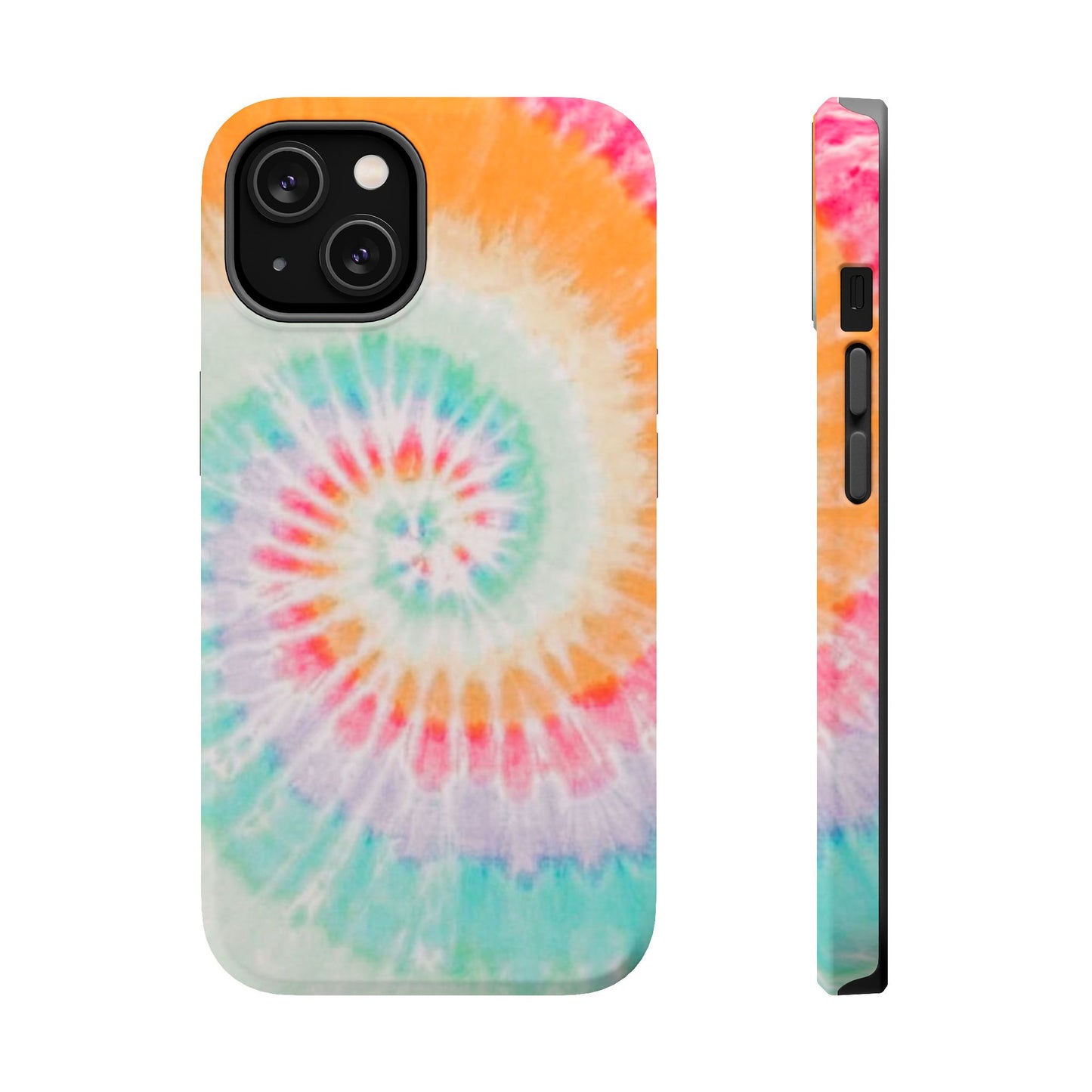 Pastel Tie-Dye MagSafe iPhone Case – Soft Colors & Magnetic Functionality