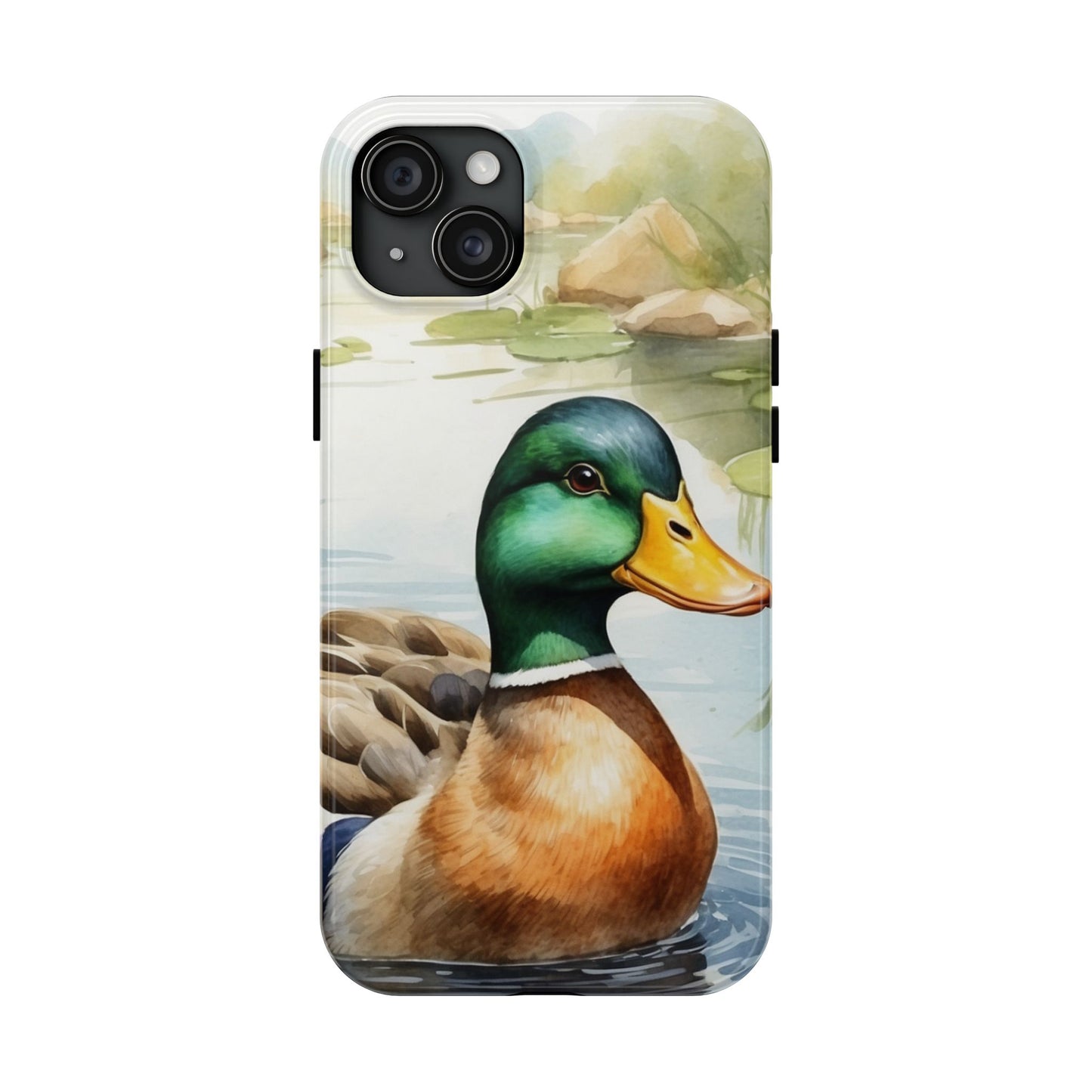 Serene Duck Reflection - iPhone Case