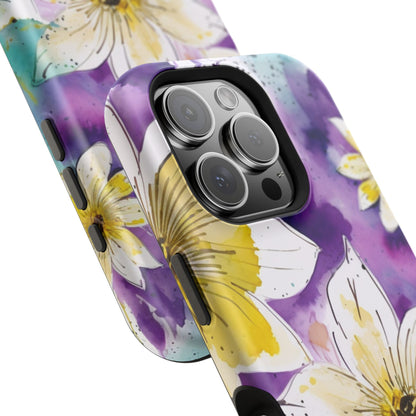 Abstract Floral Watercolor Splash - MagSafe iPhone Series Case