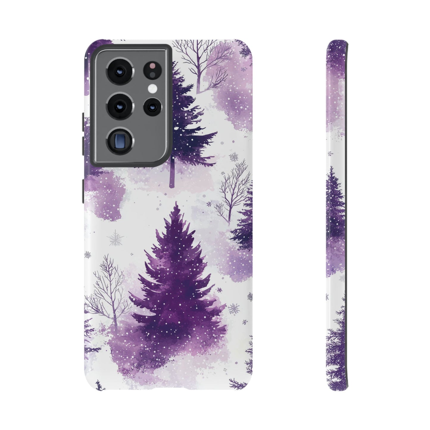 Purple Snowy Forest - Samsung Galaxy Series Case