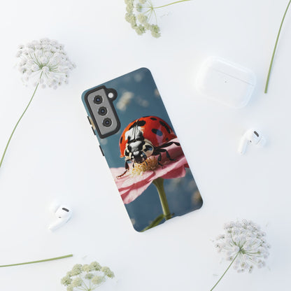 Samsung Galaxy Case: Floral Ladybug Delight