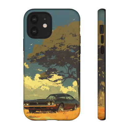 Retro Road Trip Vintage Car iPhone Case