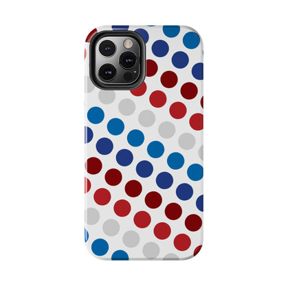 Patriotic Polka Dots - iPhone Case