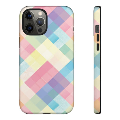 Spring Sonata Pastel Plaid Case