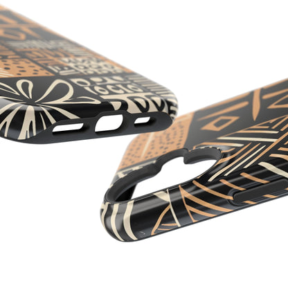 Tribal Geo-Pattern MagSafe Case – Bold Ethnic Design