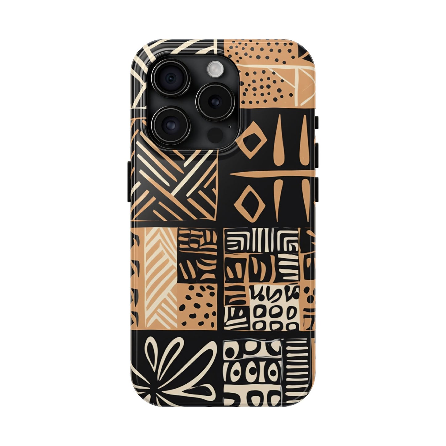 Tribal Geo-Pattern iPhone Series Case – Bold Ethnic Design