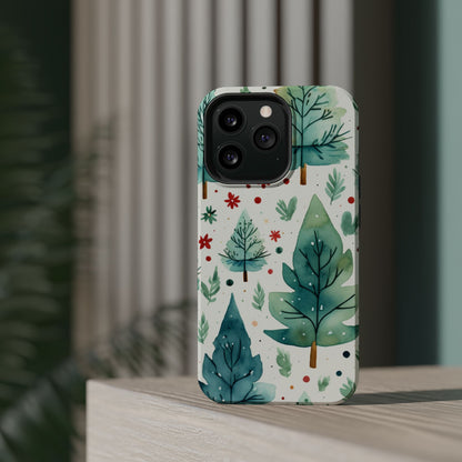 Watercolor Winter Forest - MagSafe iPhone Series Case