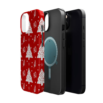 MagSafe iPhone Case: Ho Ho Ho – Christmas Tree Wonderland