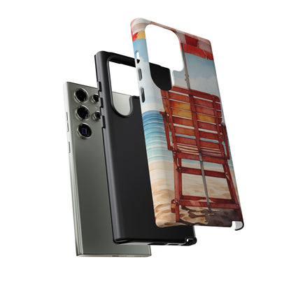 Beachfront Sunset Lounge Samsung Galaxy Case – Rearview Edition