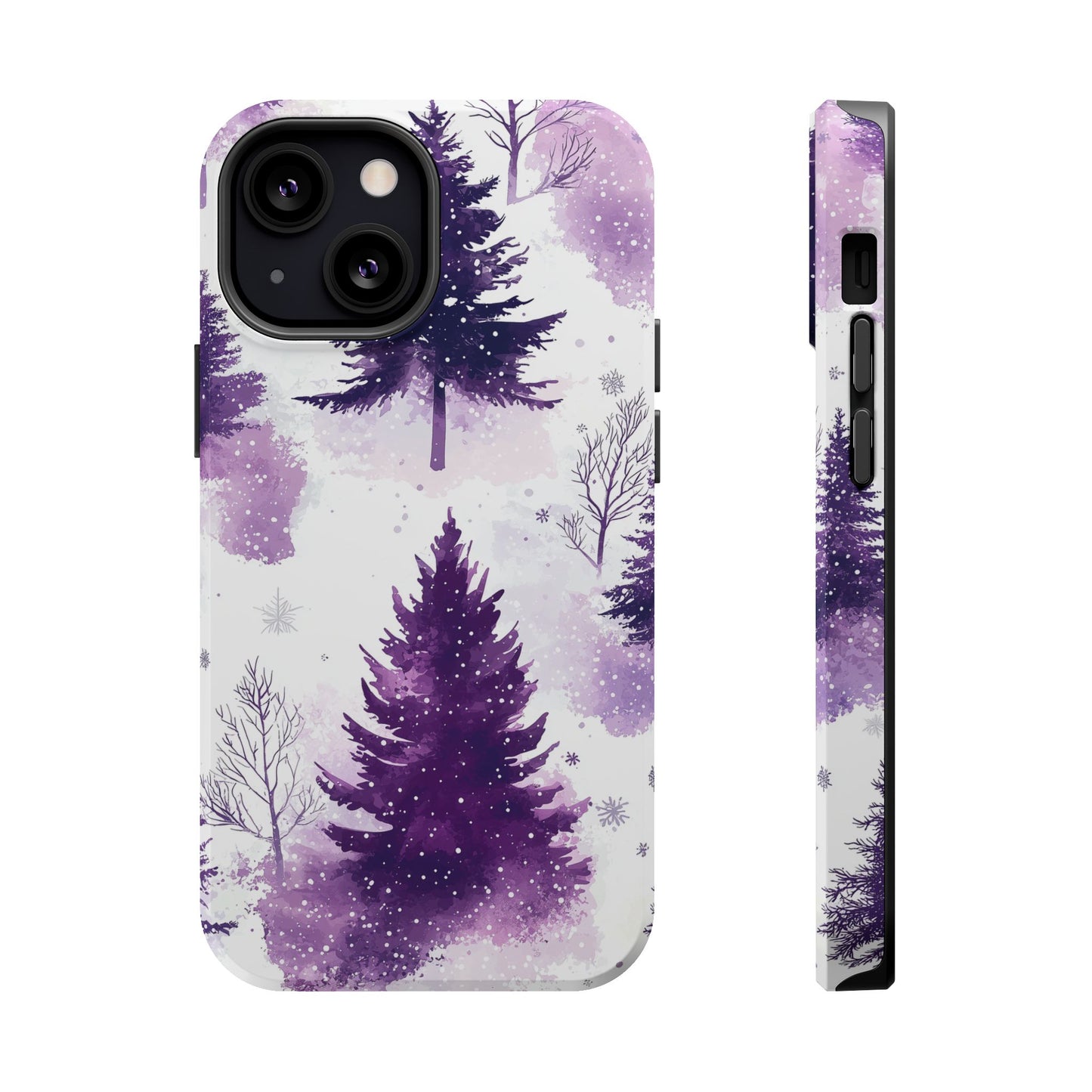 Purple Snowy Forest - MagSafe iPhone Series Case