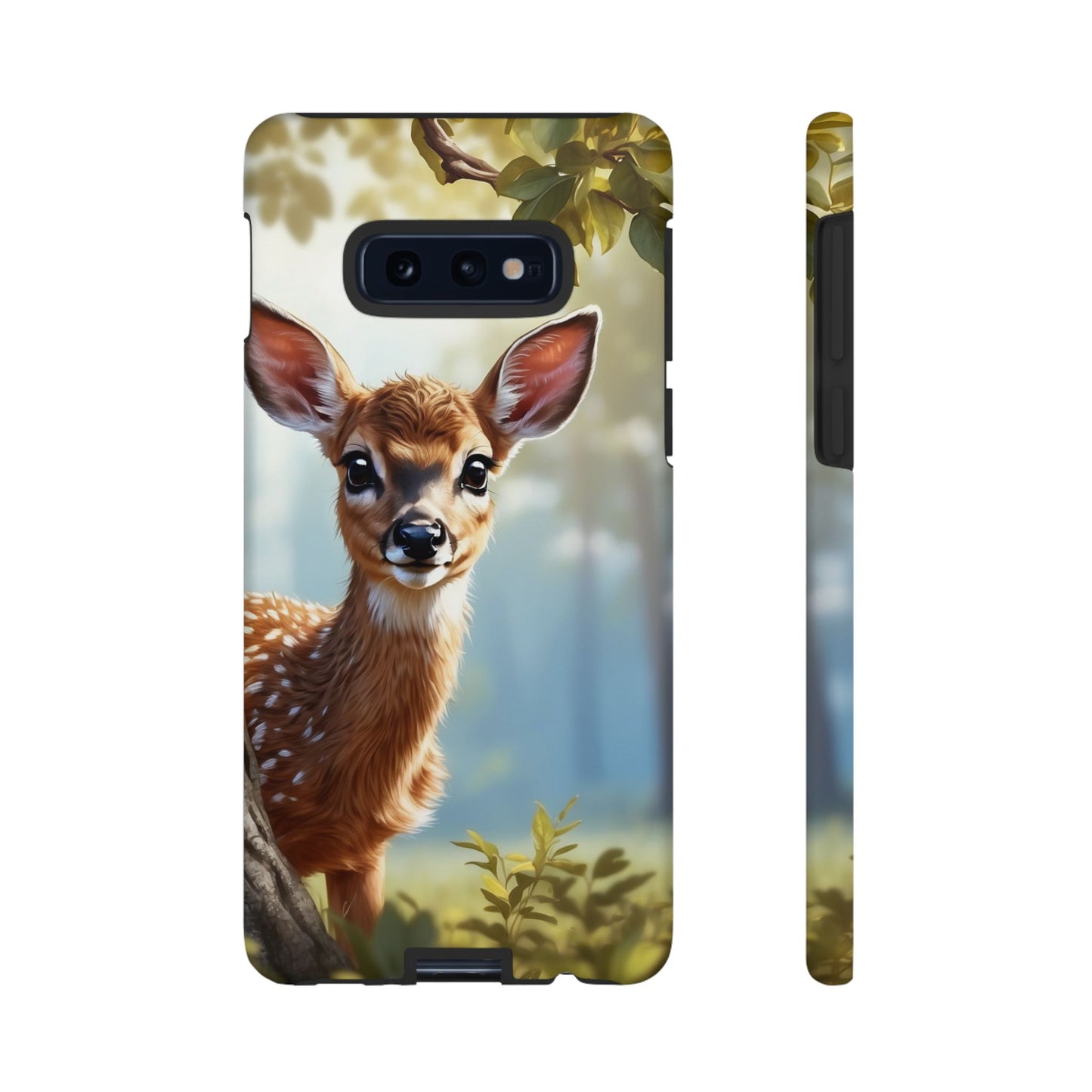 Whimsical Fawn in a Sunlit Forest Samsung Galaxy Case