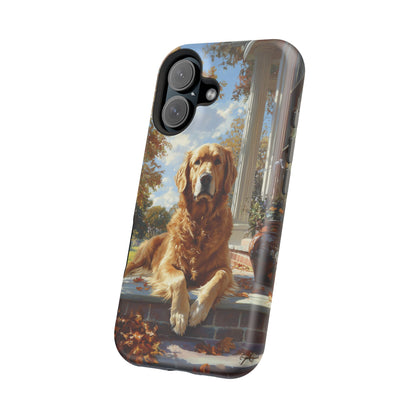 Golden Retriever Autumn Serenity - MagSafe iPhone Series Case