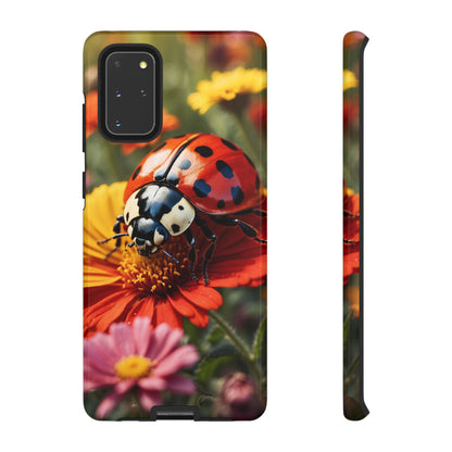 Ladybug on Orange Daisy - Samsung Galaxy Case