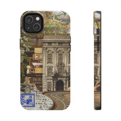 Whimsical Road Trip Collage iPhone Case – Dual - Layer Protection with Vintage Art and Adventure Design - BOGO Cases