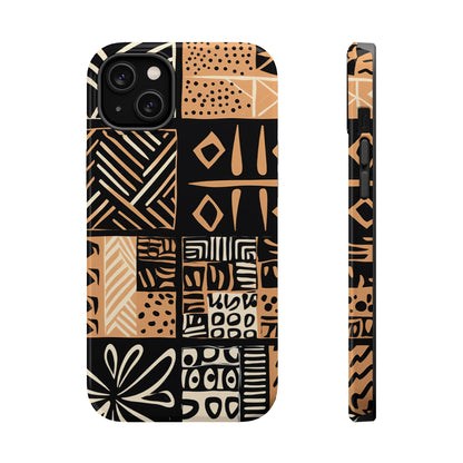 Tribal Geo-Pattern MagSafe Case – Bold Ethnic Design