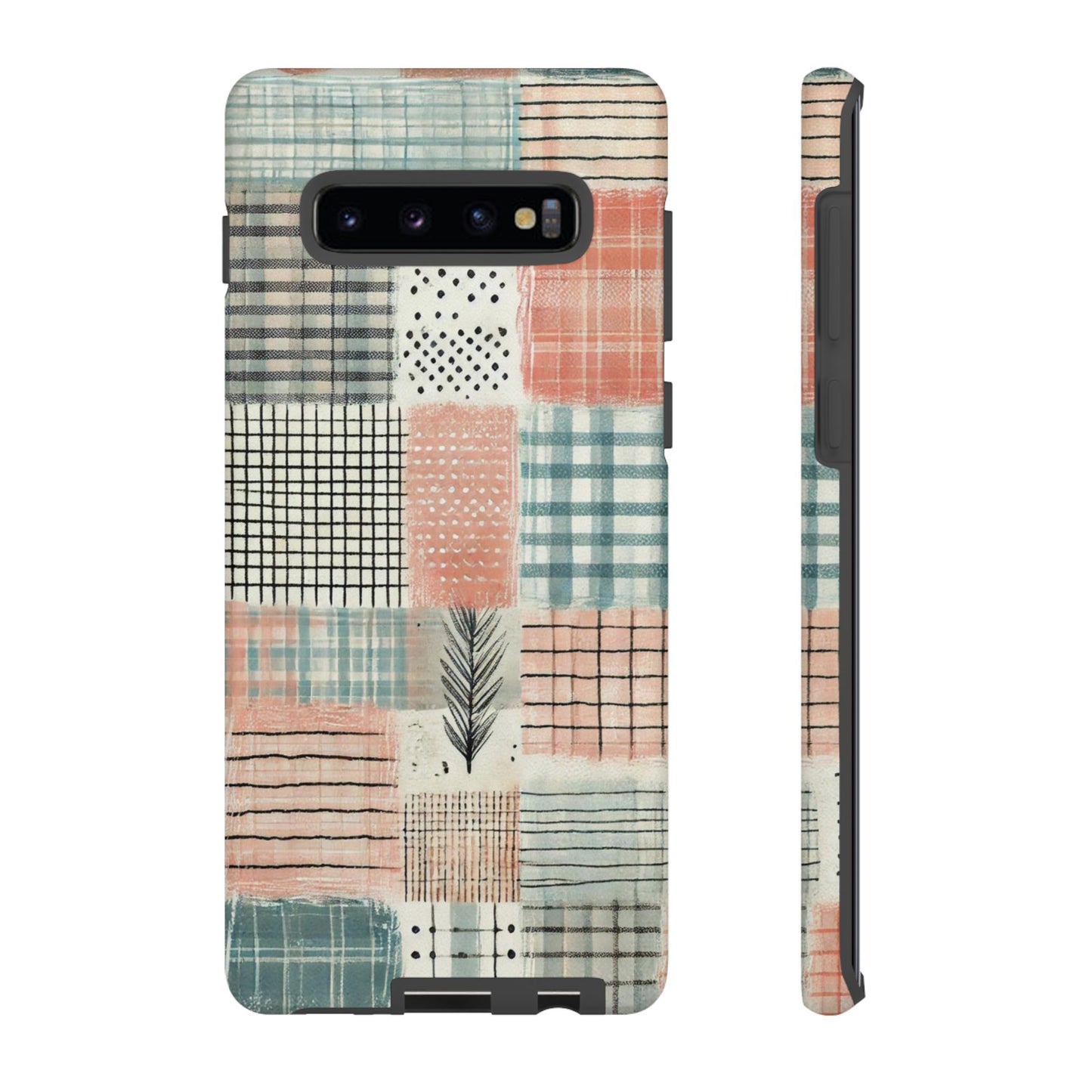 Modern Patchwork Pastel – Stylish Protection with Quilted Farmhouse Vibes - BOGO Cases