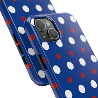 Patriotic Polka Dots – iPhone Case