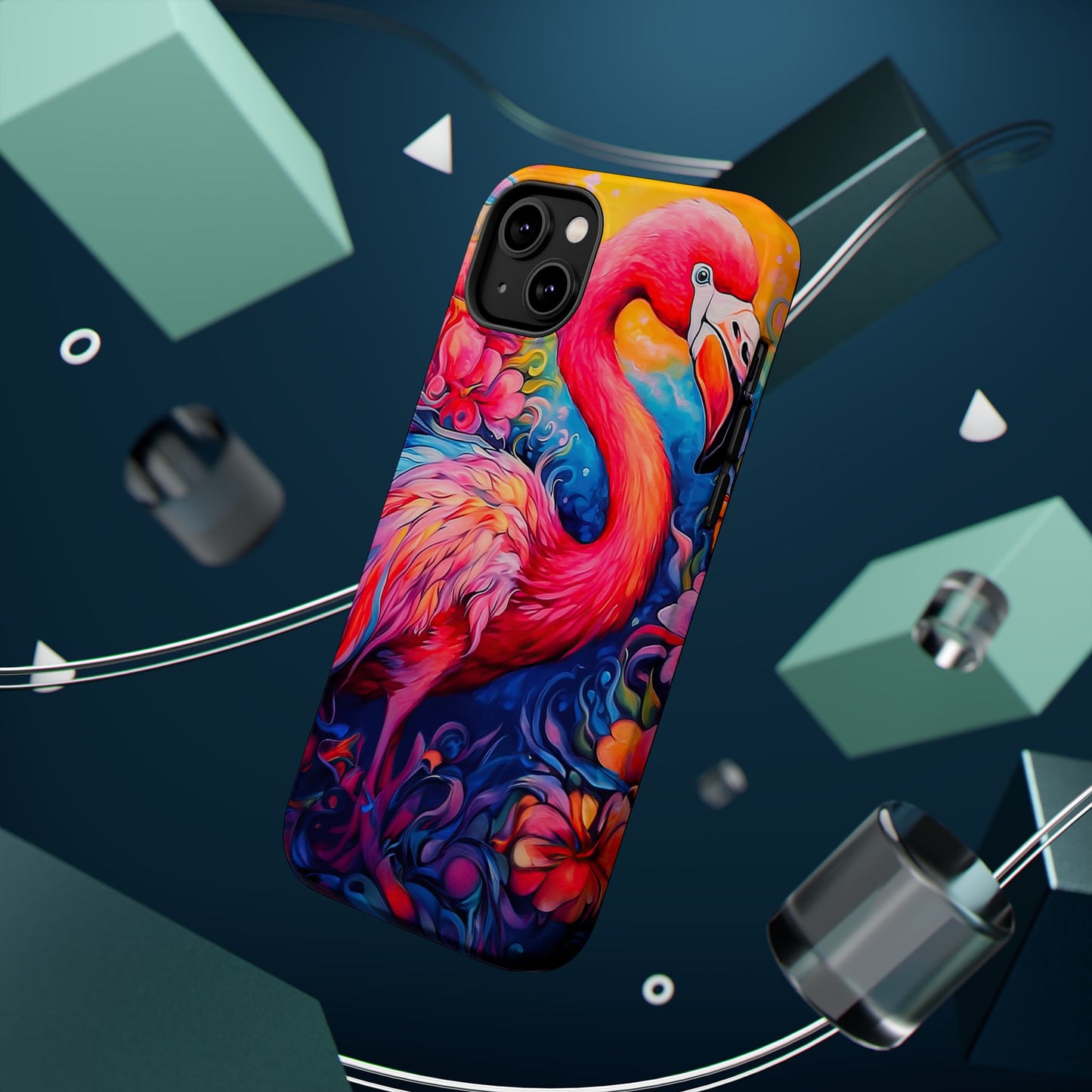 Flamingo Radiance – MagSafe iPhone Cases