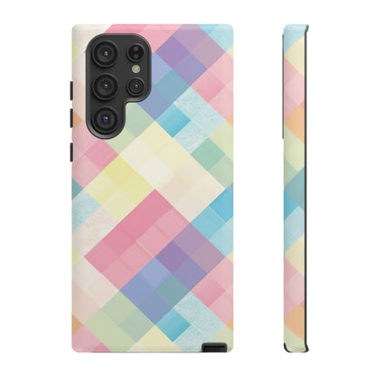 Spring Sonata Pastel Plaid Case