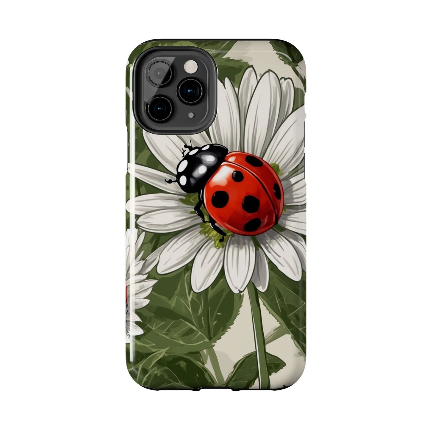 Ladybug & Daisy Garden Charm - iPhone Series Case