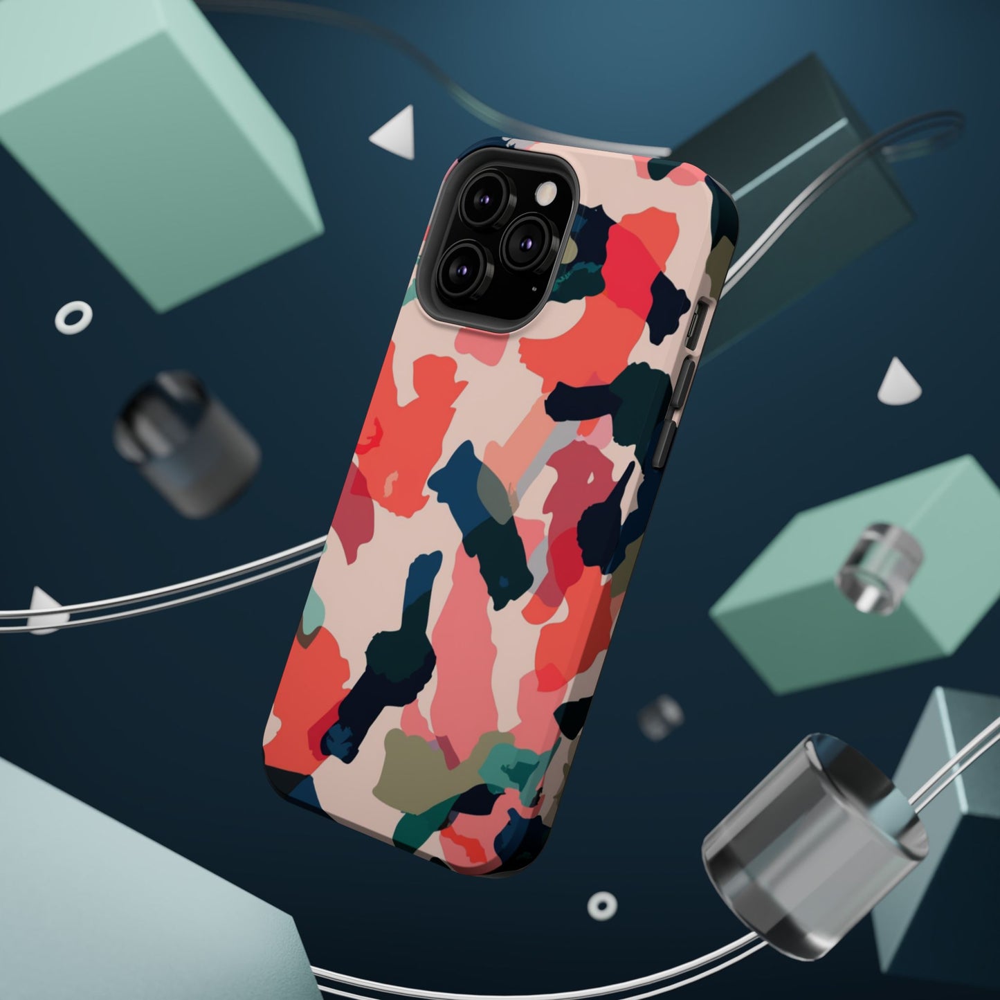 Modern Earthy Camo Abstract – MagSafe iPhone Case