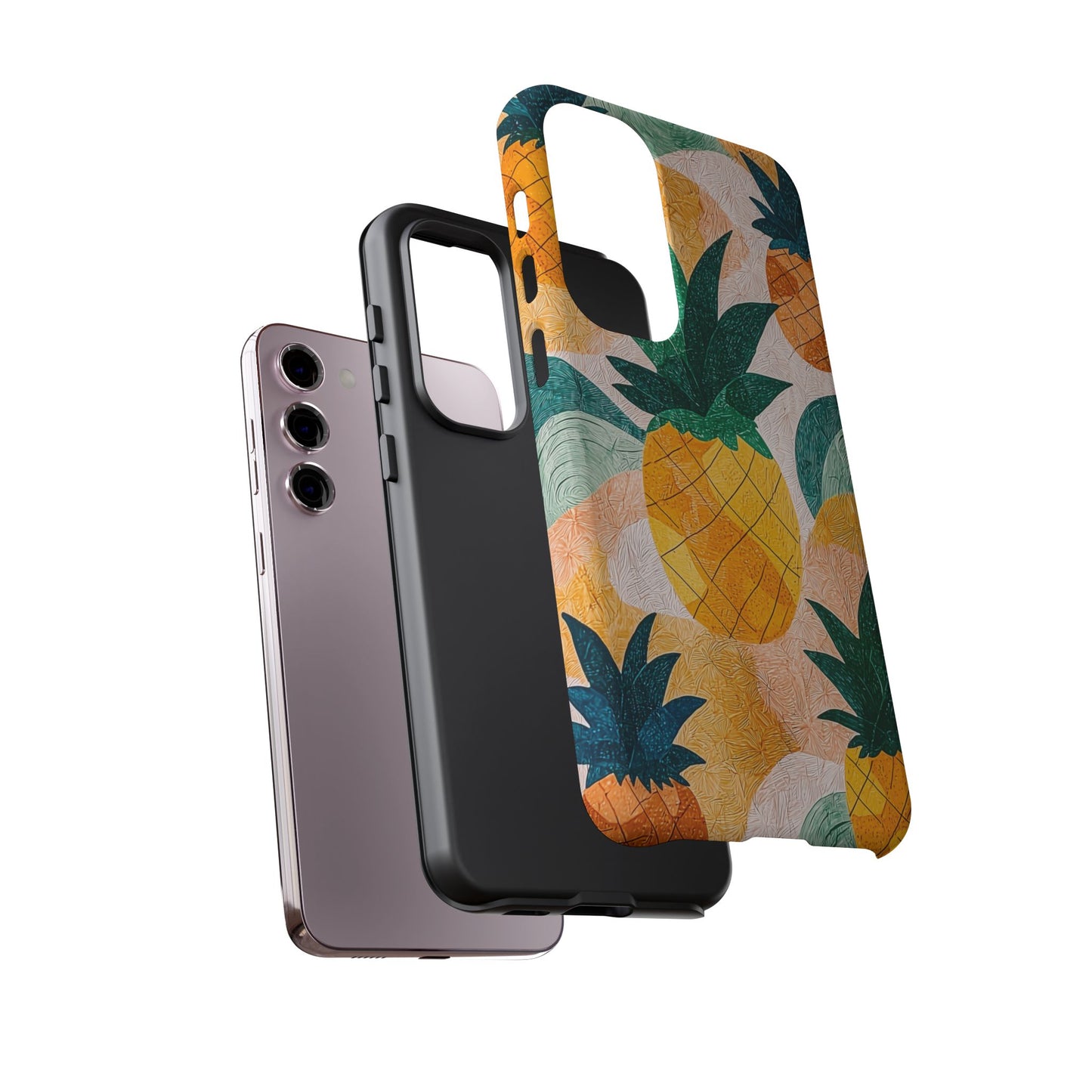 Tropical Pineapple Samsung Galaxy  Case – Vibrant Fruit Design, Tough Dual-Layer Protection