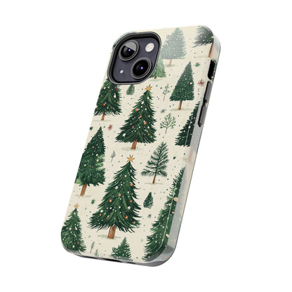 Festive Christmas Tree Forest Pattern – iPhone Series Case