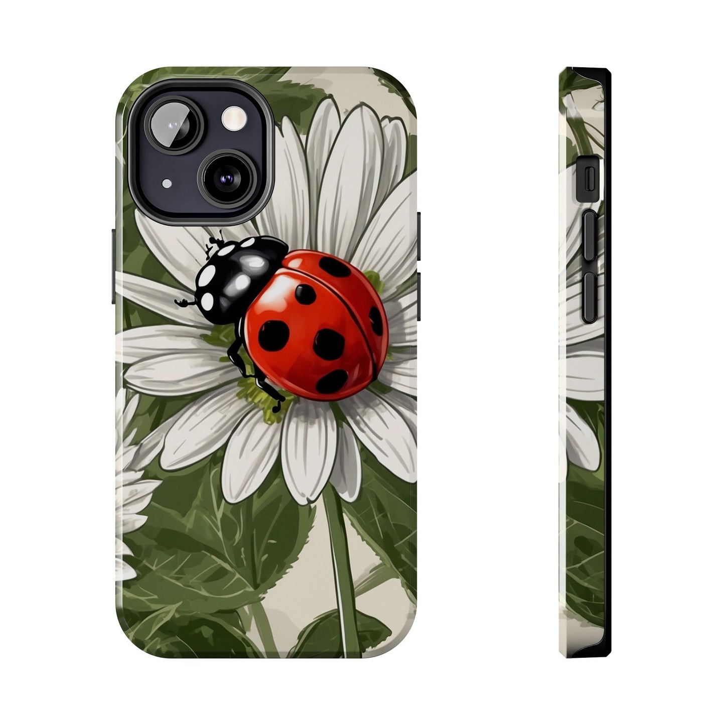 Ladybug & Daisy Garden Charm - iPhone Series Case