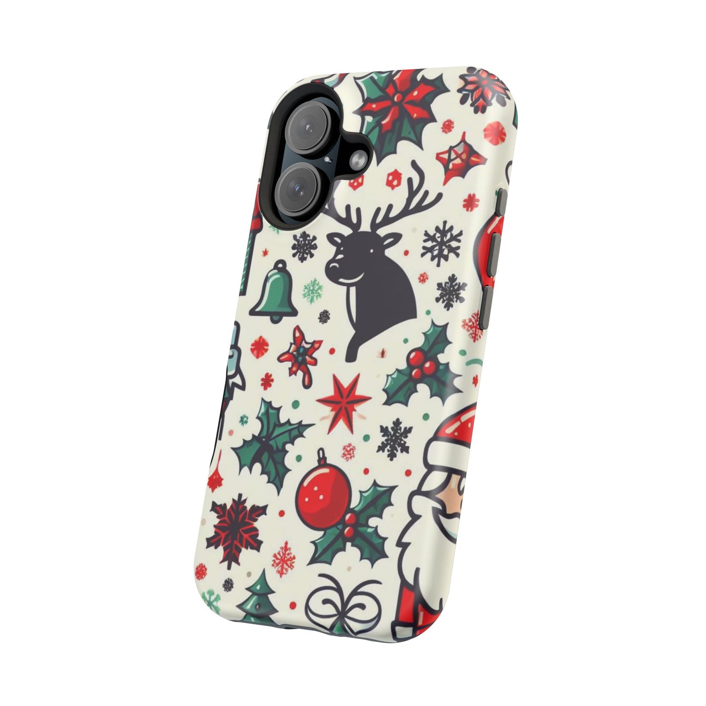 Cartoon Christmas Cheer – MagSafe iPhone Case