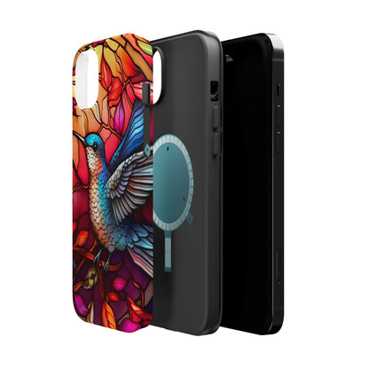 Radiant Multicolor Bird Artwork - MagSafe iPhone Case