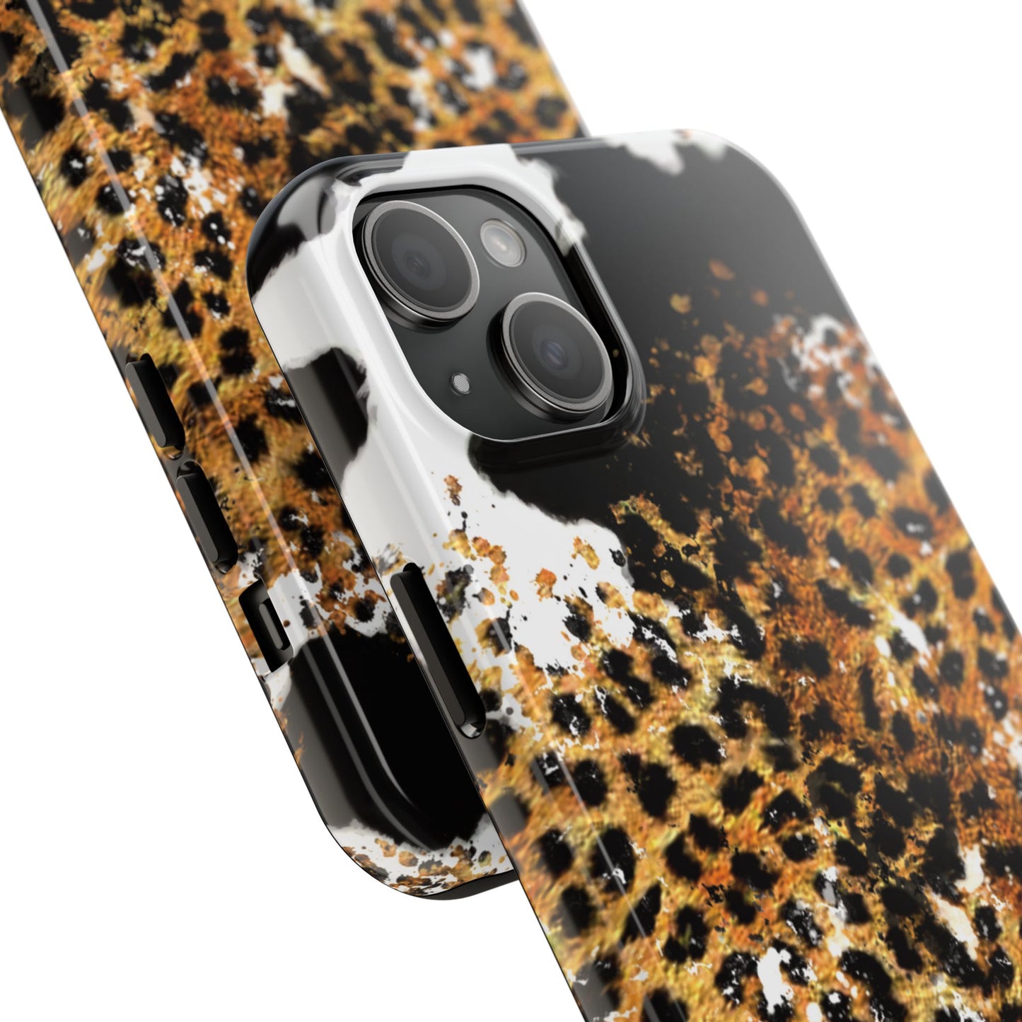 Bold Leopard Ink Splash - iPhone Series Case