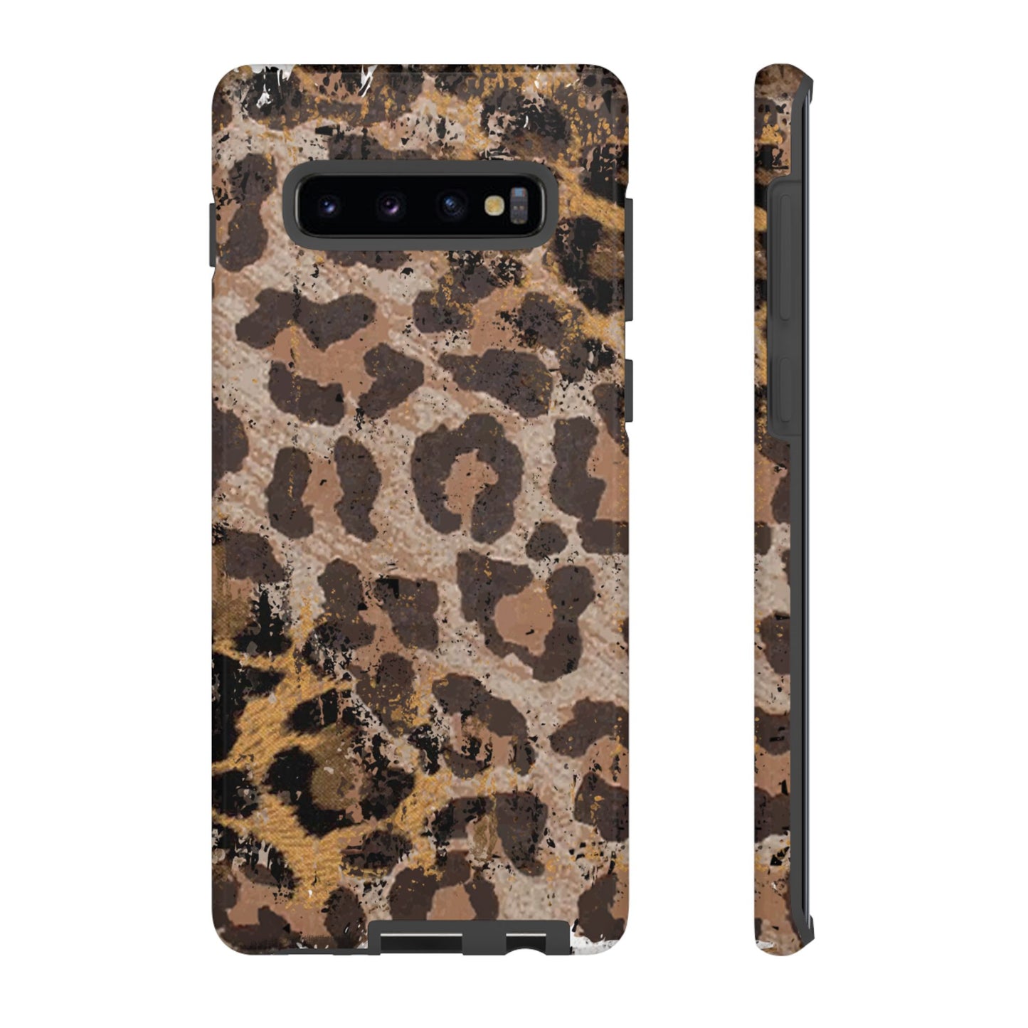 Vintage Distressed Leopard Print - Samsung Galaxy Series Case