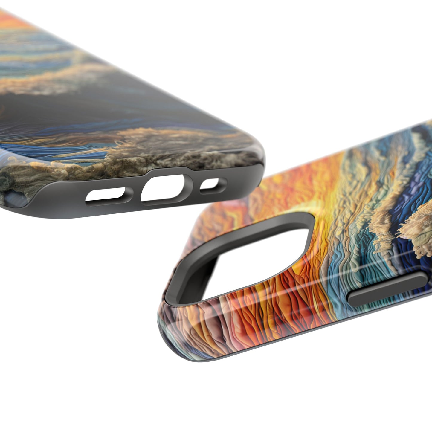 Ocean Sunset Tapestry Waves – MagSafe iPhone Series Case