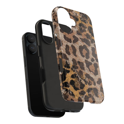 Vintage Distressed Leopard Print - iPhone Series Case