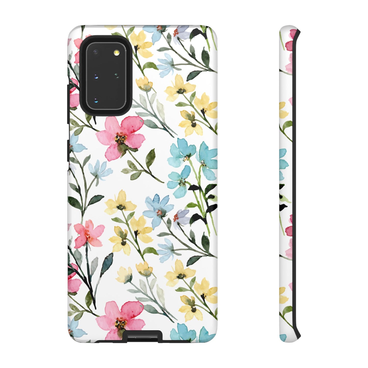 Watercolor Floral Bliss – Samsung Galaxy Case with Pastel Flower Design