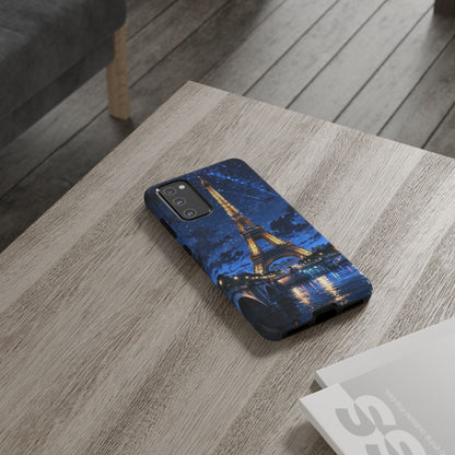 Samsung Galaxy Case - Eiffel Tower Under Starlit Sky Design