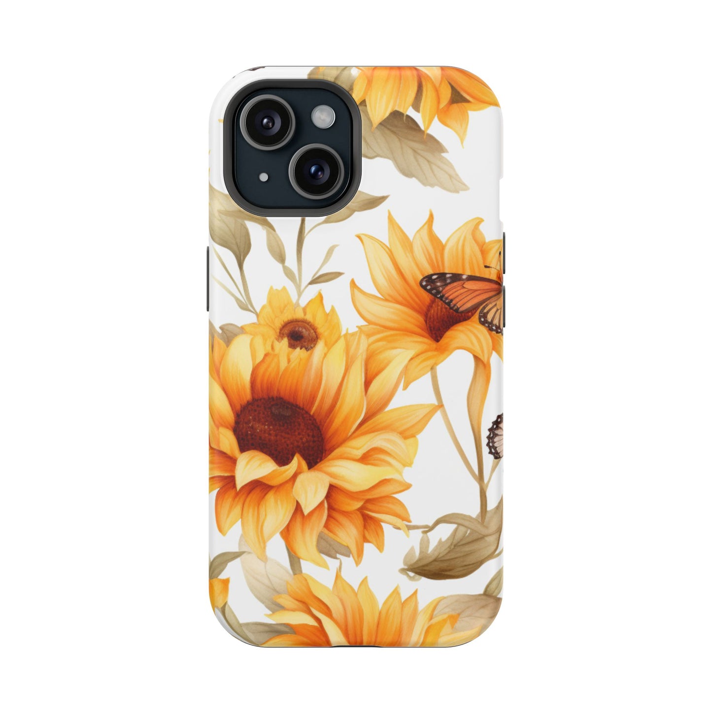 Sunflower & Monarch Garden - MagSafe iPhone Series Case