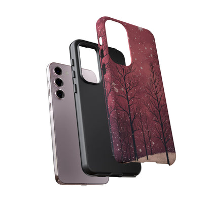 Pink Winter Twilight Forest - Samsung Galaxy Series Case