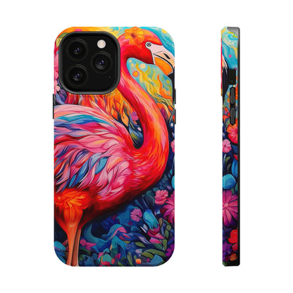 Flamingo Fiesta – Vibrant Flamingo MagSafe iPhone Cases