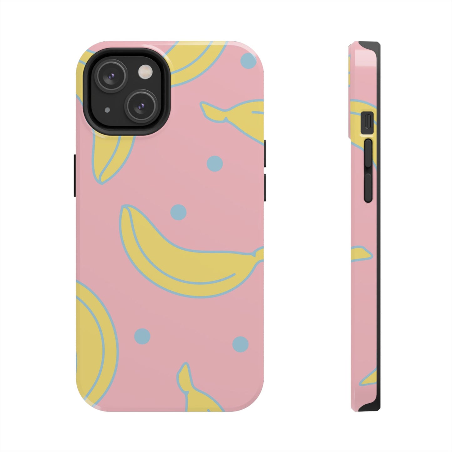 Pink Banana Pop iPhone Case – Cute Pastel Design with Fun Retro Vibe