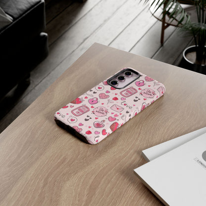 Samsung Galaxy Case: Playful Valentine's Day Icons Case