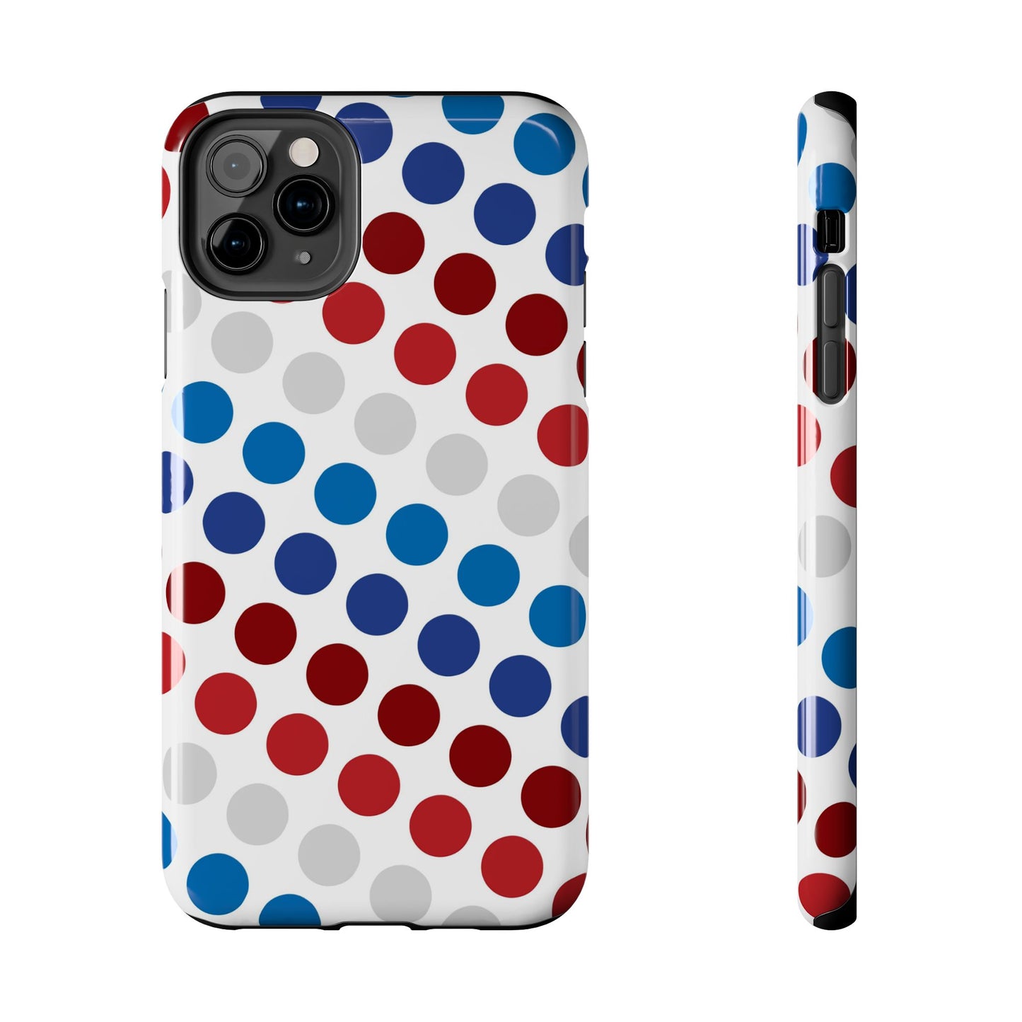 Patriotic Polka Dots - iPhone Case