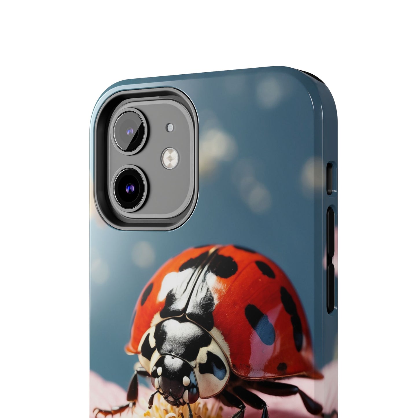 iPhone Case: Floral Ladybug Delight