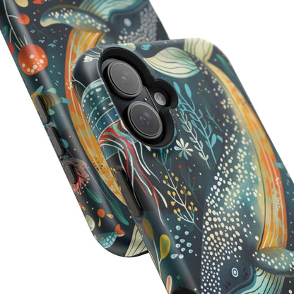 Oceanic Elegance Whale iPhone Case