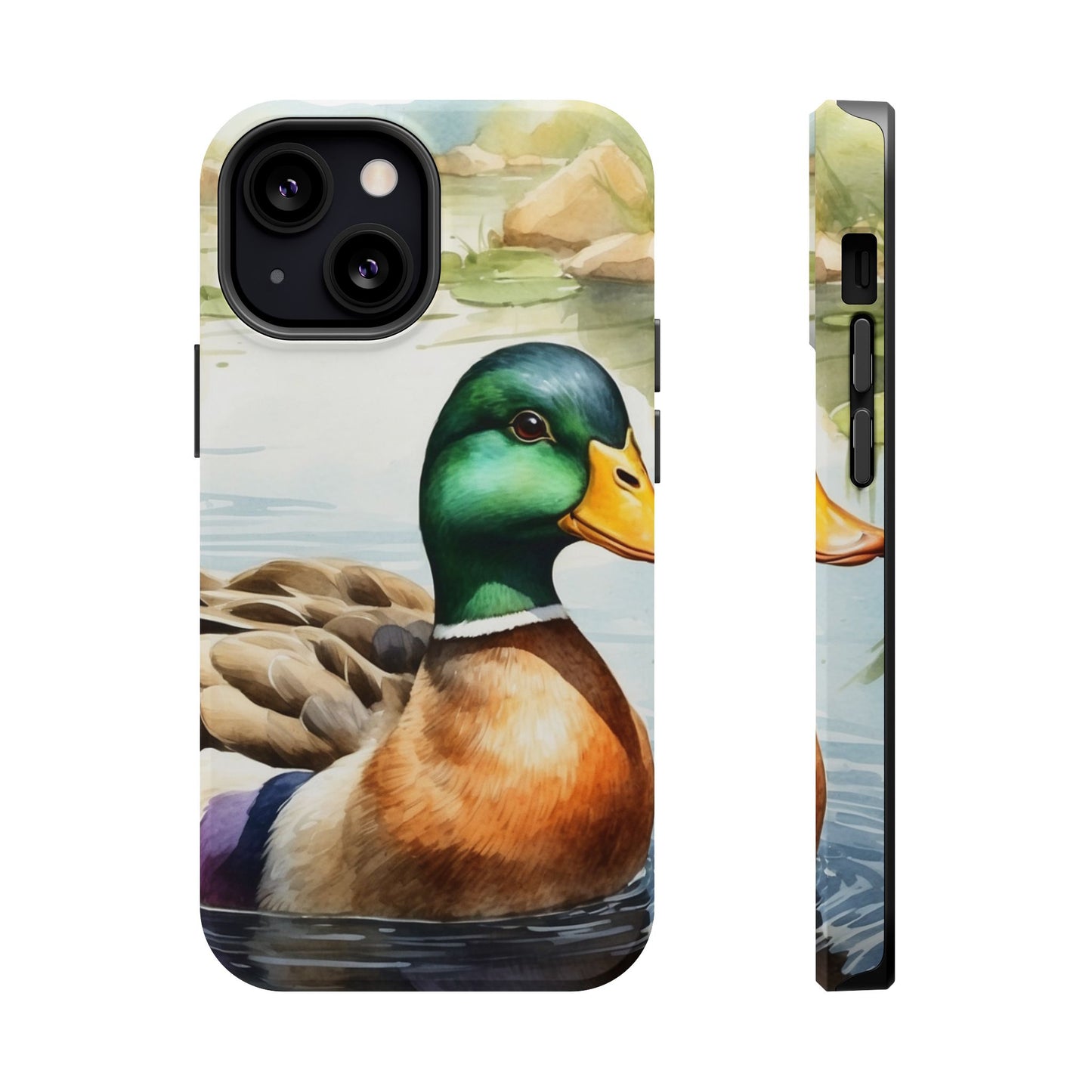 Serene Duck Reflection - MagSafe iPhone Case