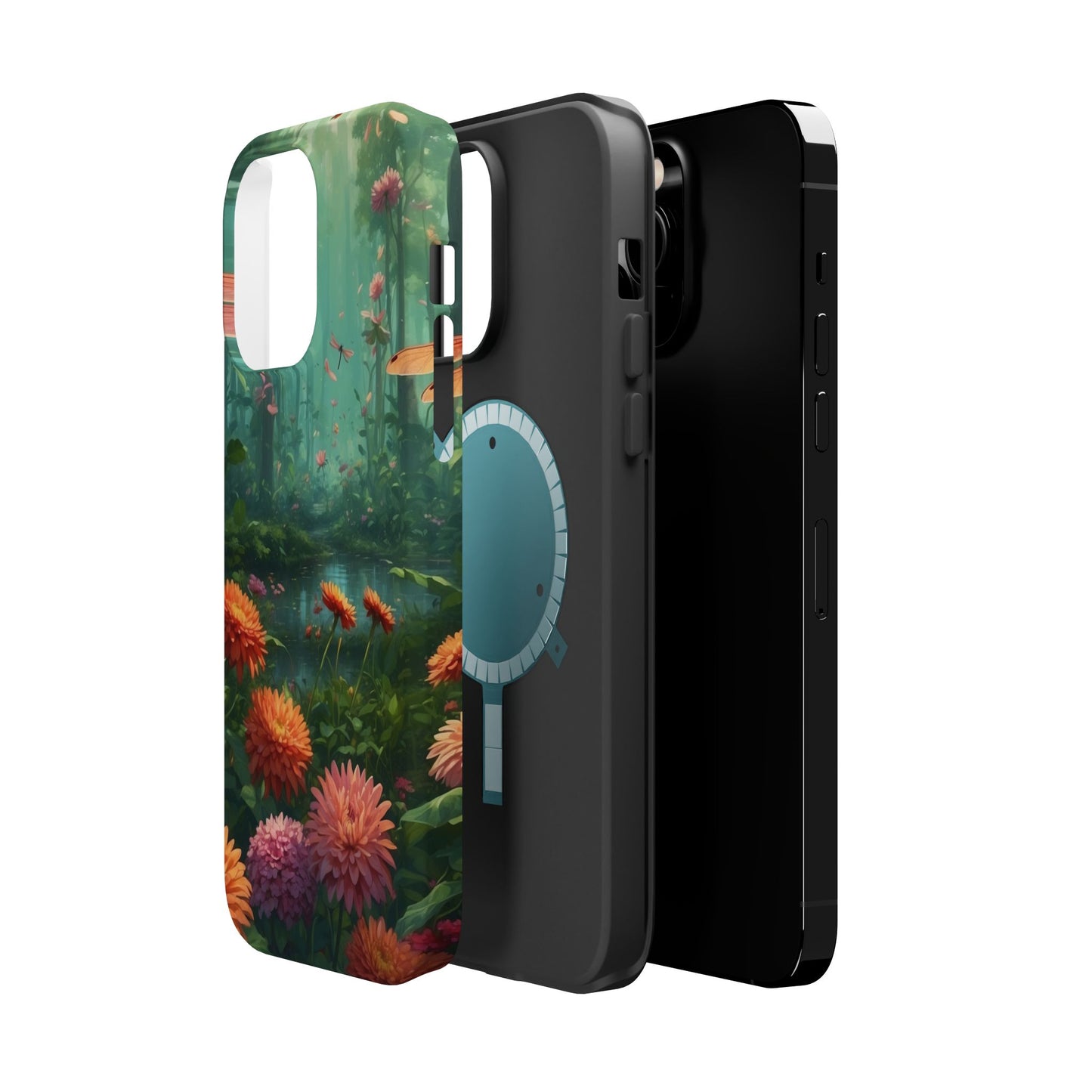 Enchanted Forest Dragonflies & Blossoms – MagSafe iPhone Series Case