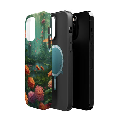 Enchanted Forest Dragonflies & Blossoms – MagSafe iPhone Series Case